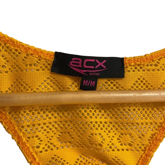 3/$12 Yellow Mesh Swimsuit Coverup - Picture 5 of 9